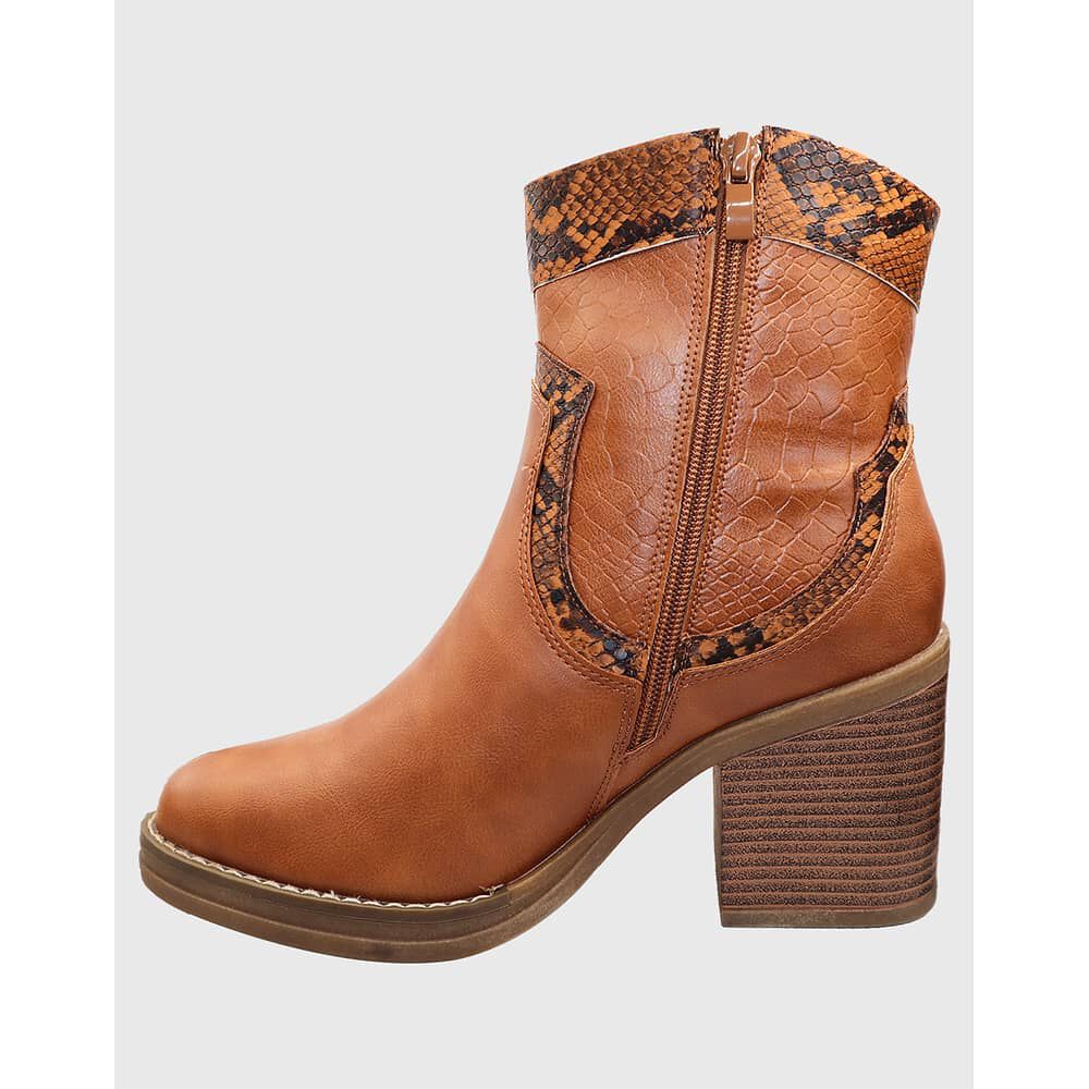 Bota Corta Print Camel image number 4.0